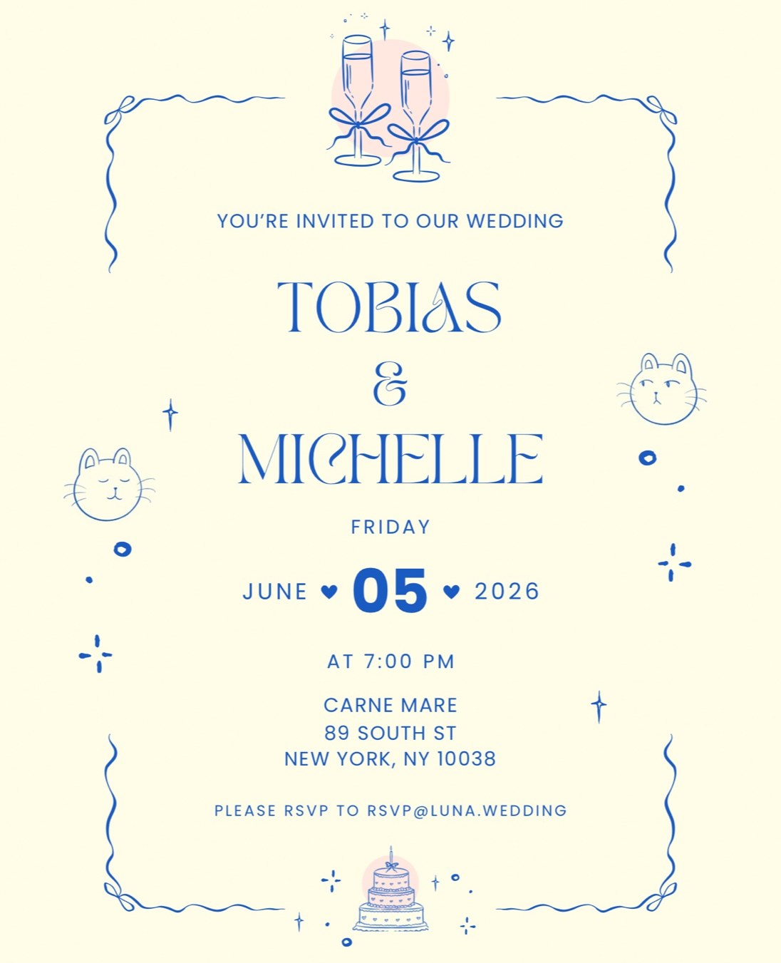 Wedding invitation